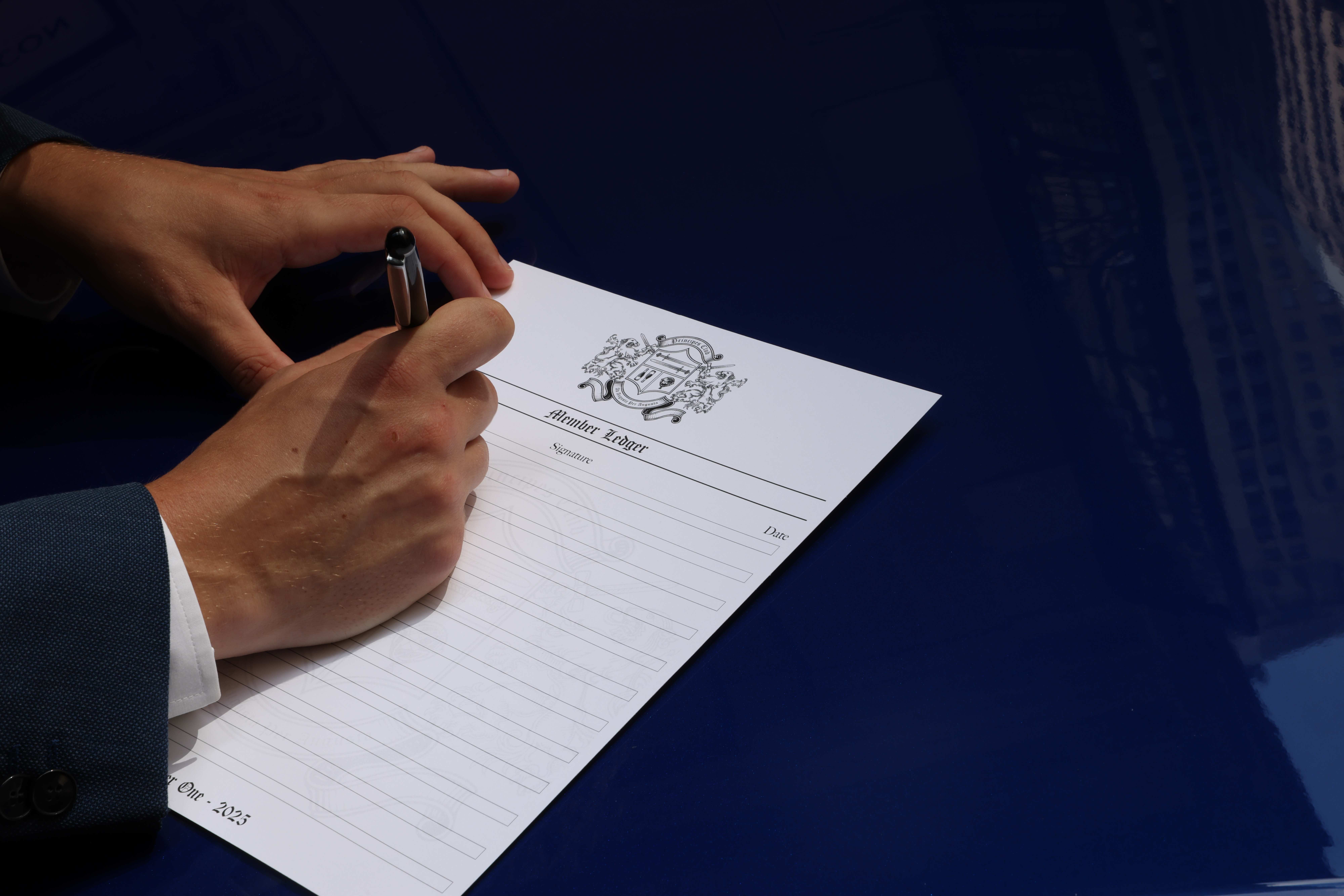 Member ledger signing